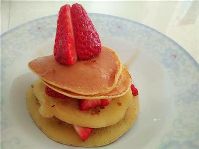 草莓松饼