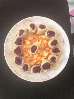 紫薯花边披萨
