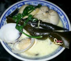 海带蛤蜊奶油汤