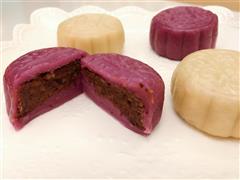 双色水晶饼—紫薯饼&山药饼