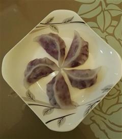 紫薯水晶饺
