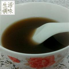 秋季老柿饼灯芯花茅根红糖汤