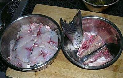水煮鱼的鱼切片