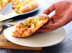 嵌入式烤箱食谱-芝心培根虾仁披萨