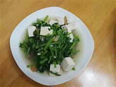 清水茼蒿豆腐