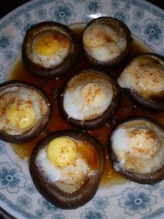 蒸香菇鹌鹑蛋