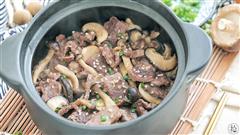 菌菇牛肉煲