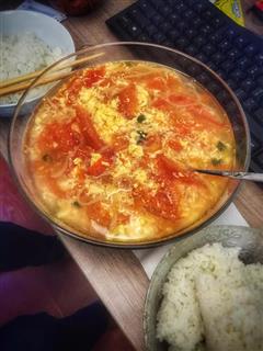 西红柿馓子汤
