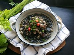 紫菜海蛎煲-电饭煲搞定砂锅菜